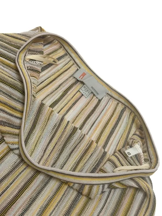 M Missoni Pastel Rainbow Signature Stripe Classic Knit Midi Skirt Made in Italy - Picture 6 of 13